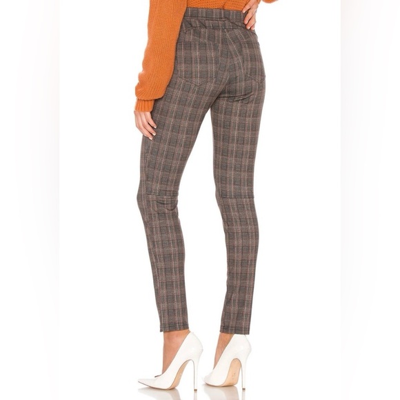 Anthropologie Sanctuary Plaid Pants Blue and Gray Women's - Picture 2 of 13